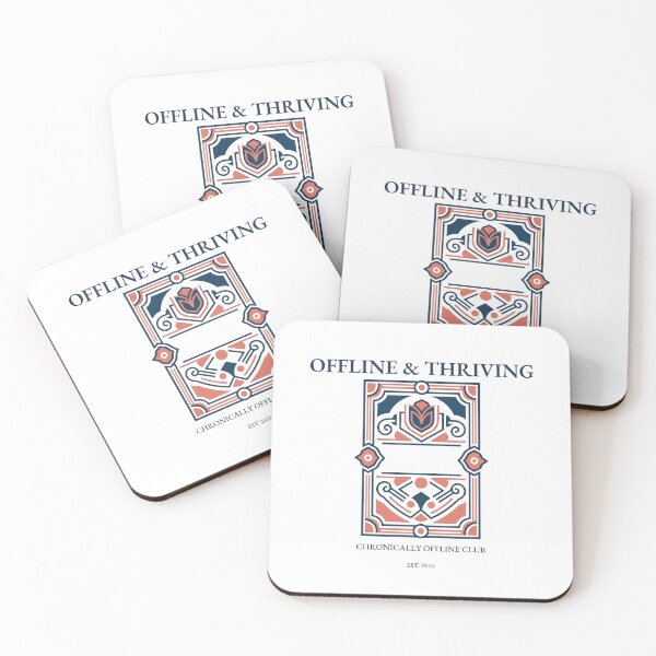Item preview, Offline & Thriving — Chronically Offline Club designed and sold by Art&Fun.