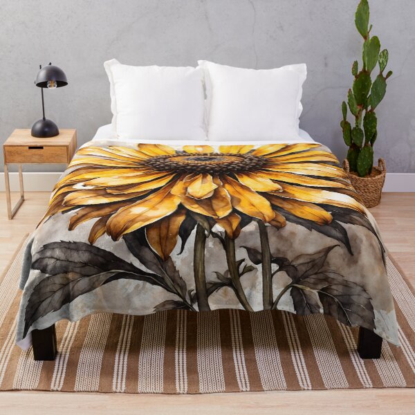 Item preview, Rudbeckia Black Eyed Susan Watercolor Painting designed and sold by RawNaturePrints.