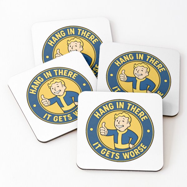 Item preview, Hang In There It Gets Worse Video Game Gamer Sarcastic Humor designed and sold by HumansStuck12.