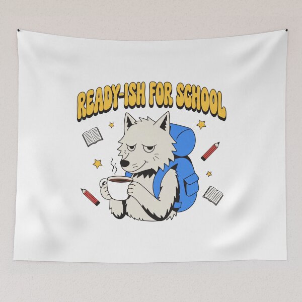 Item preview,  wolf back to school designed and sold by Tafa_Design.