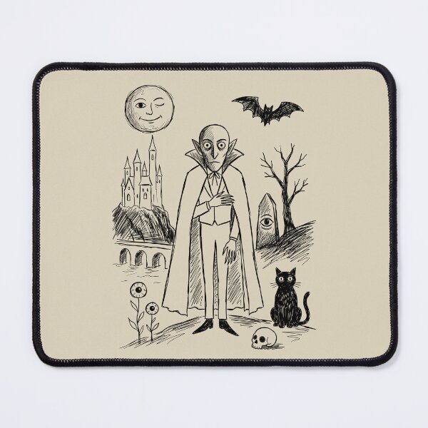 Item preview, Gentle Vampire Portrait - Whimsical Horror designed and sold by bapupa.