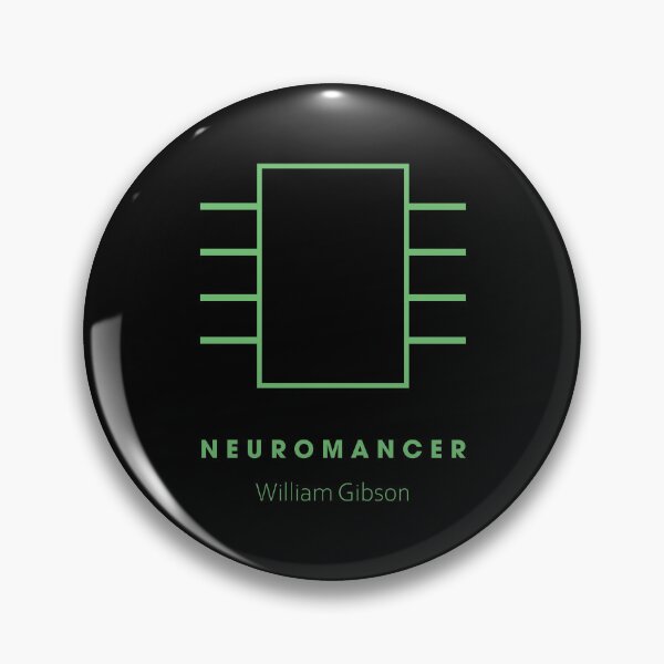 Item preview, Neuromancer by William Gibson | Minimalist Cyberpunk Book Design | Sci-Fi Literature Poster | Futuristic Graphic Tee designed and sold by FULLER FACTORY.