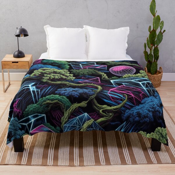 Item preview, Cubic Crystal Moss Fantasy Landscape designed and sold by IntelliMindDesigns.