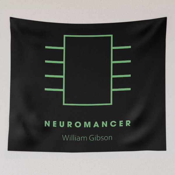 Item preview, Neuromancer by William Gibson | Minimalist Cyberpunk Book Design | Sci-Fi Literature Poster | Futuristic Graphic Tee designed and sold by FULLER FACTORY.