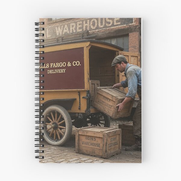 Item preview, Dawn Delivery-1915 Wells Fargo Warehouse designed and sold by SkyKing Ron.