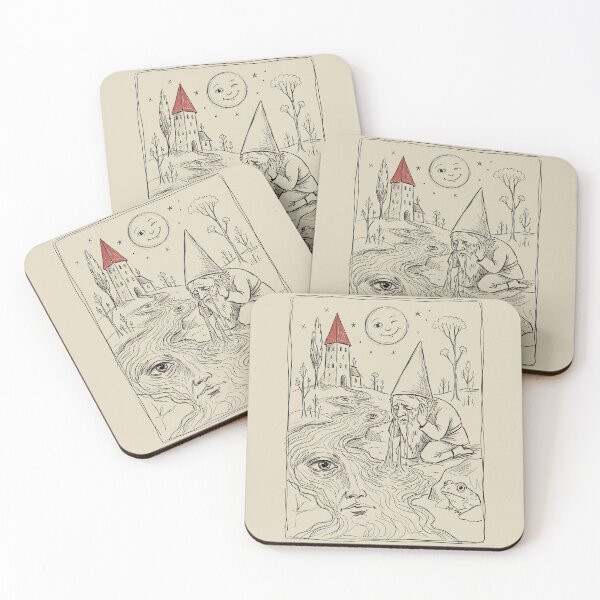 Item preview, Haunted Woodland Stream - Whimsical Horror designed and sold by bapupa.