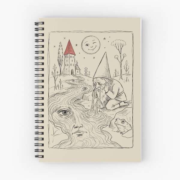 Item preview, Haunted Woodland Stream - Whimsical Horror designed and sold by bapupa.