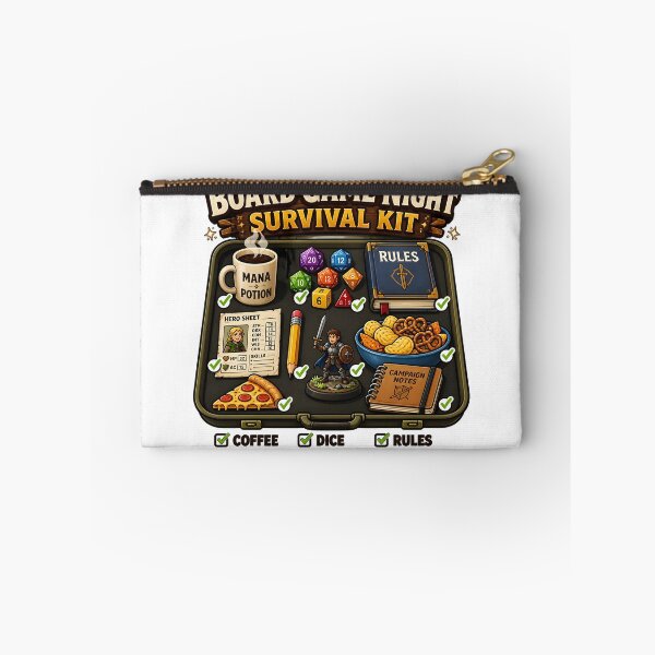 Item preview, Board Game Night Survival Kit – RPG & DND Art designed and sold by BadhbhLoot.