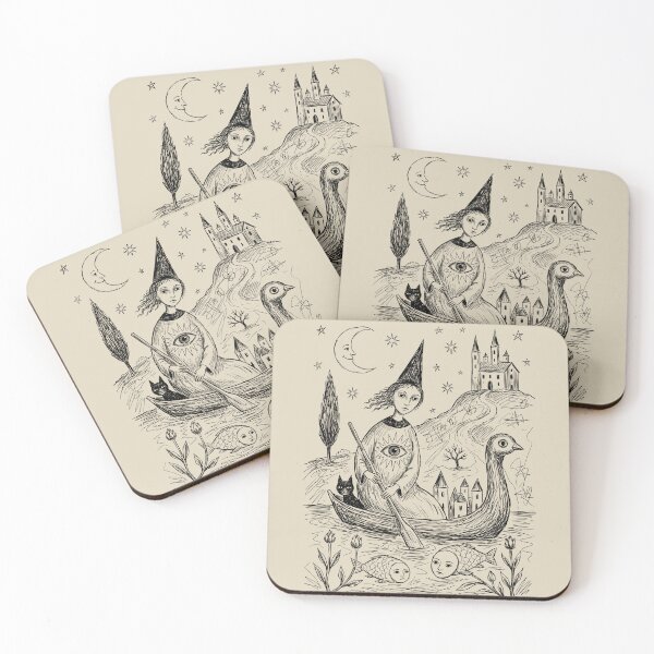 Item preview, Moonlit Nightmare - Whimsical Horror designed and sold by bapupa.