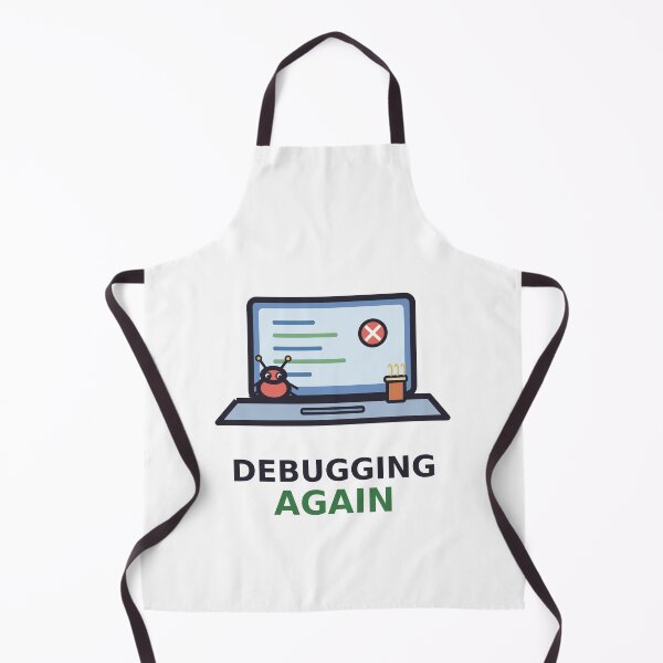 Item preview, Debugging Again — Funny Programmer Design, Cute Gift For Software Developers designed and sold by QuirkyCartel.