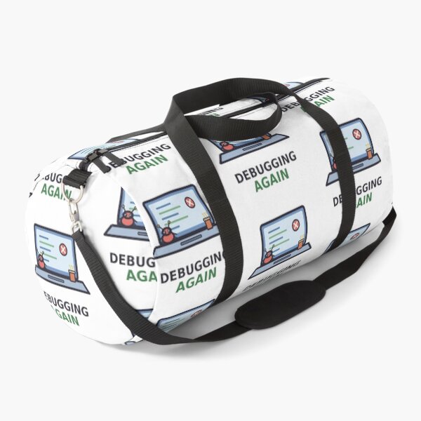 Item preview, Debugging Again — Funny Programmer Design, Cute Gift For Software Developers designed and sold by QuirkyCartel.