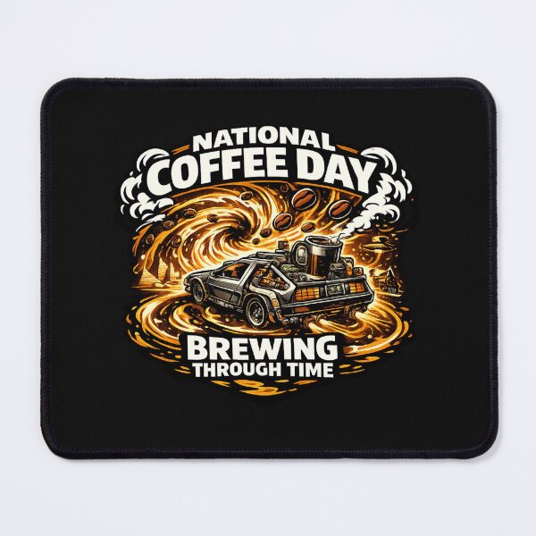 Item preview, Brewing Through Time National Coffee Day Back to Future designed and sold by irfanshikh.