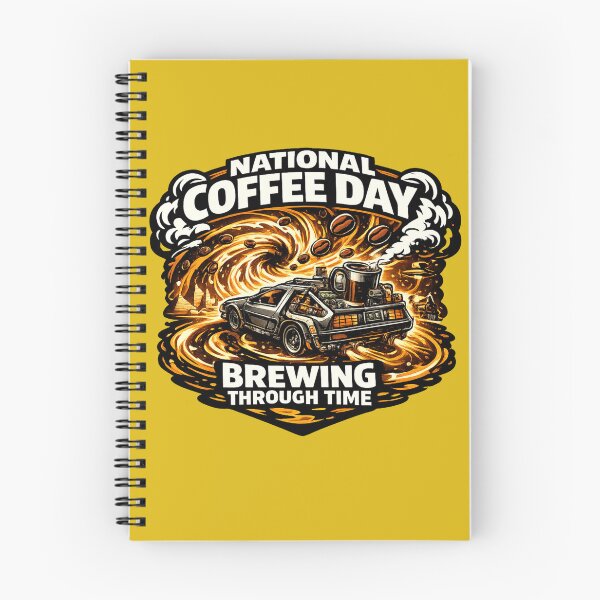 Item preview, Brewing Through Time National Coffee Day Back to Future designed and sold by irfanshikh.