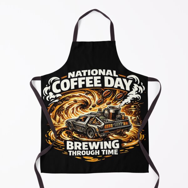 Item preview, Brewing Through Time National Coffee Day Back to Future designed and sold by irfanshikh.