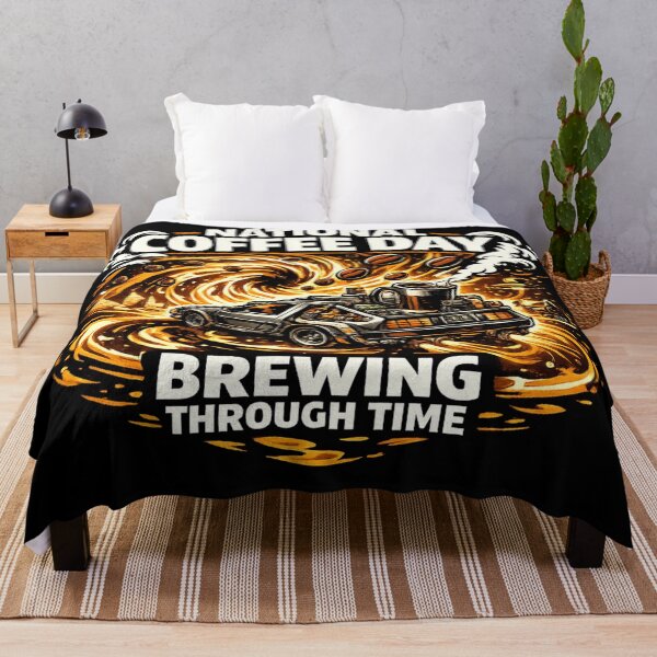 Item preview, Brewing Through Time National Coffee Day Back to Future designed and sold by irfanshikh.