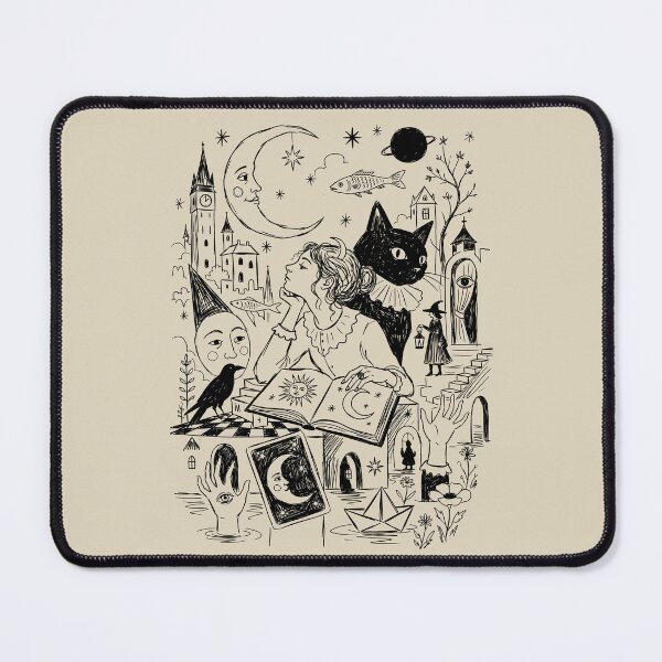 Item preview, Occult Cat Ritual - Whimsical Horror designed and sold by bapupa.