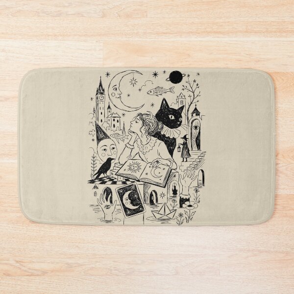 Item preview, Occult Cat Ritual - Whimsical Horror designed and sold by bapupa.