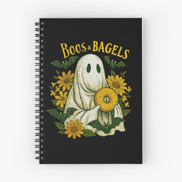 Item preview, Ghost with Bagel designed and sold by fernandmoonbeam.