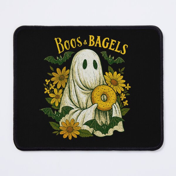 Item preview, Ghost with Bagel designed and sold by fernandmoonbeam.