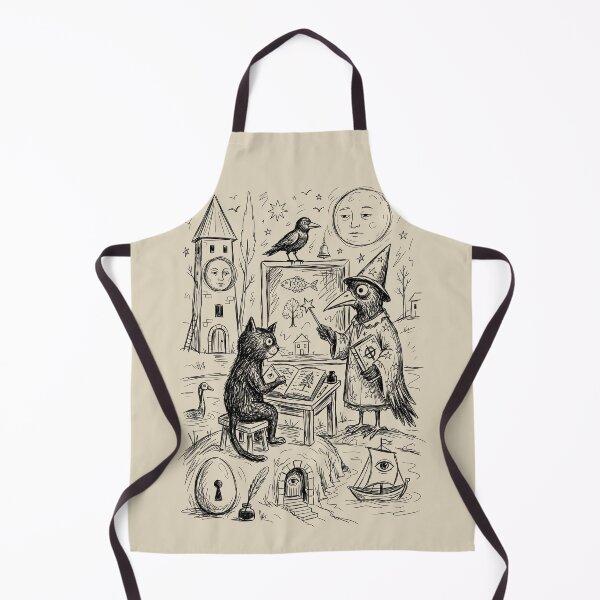 Item preview, Raven Witch Lesson - Whimsical Horror designed and sold by bapupa.