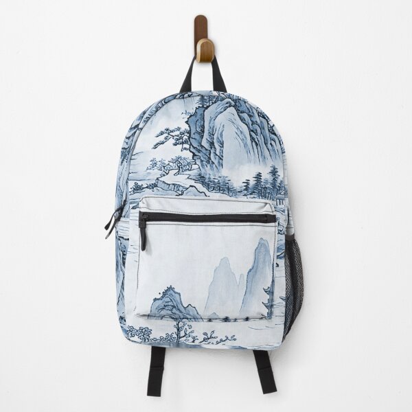 Item preview, Vintage Chinoiserie Mountain & River Flow through designed and sold by PixDezines.