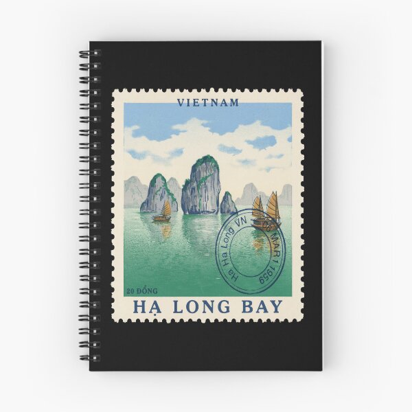 Item preview, Ha Long Bay Vietnam Karst Emerald Water Stamp Sticker designed and sold by stickercuffs.