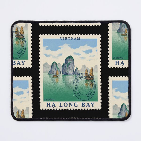 Item preview, Ha Long Bay Vietnam Karst Emerald Water Stamp Sticker designed and sold by stickercuffs.