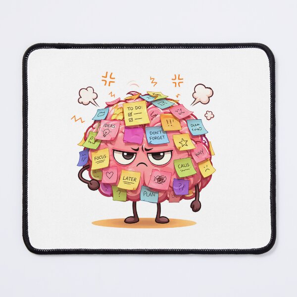 Item preview, My Brain Has Too Many Tabs Open Funny Overthinking Brain designed and sold by DandelioMoon.