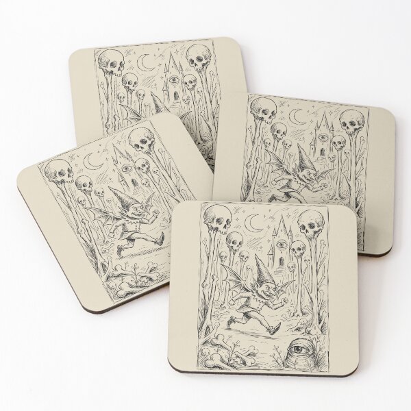 Item preview, Skeleton Forest Chase - Whimsical Horror designed and sold by bapupa.