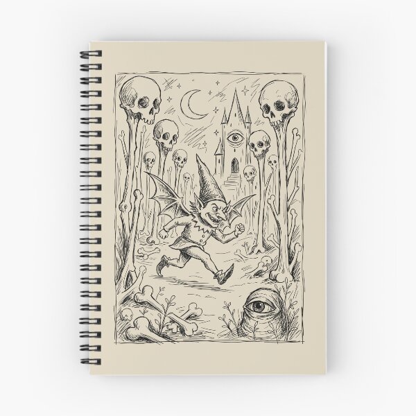 Item preview, Skeleton Forest Chase - Whimsical Horror designed and sold by bapupa.