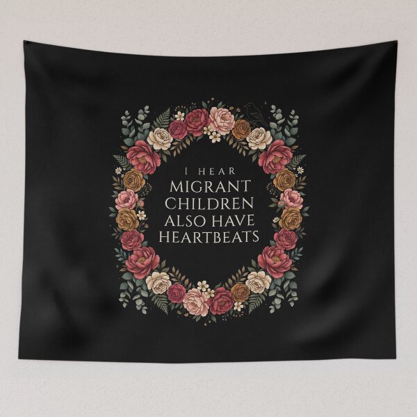 Item preview, I Hear Migrant Children Also Have Heartbeats Human Rights Awareness  designed and sold by Redgiant87x.