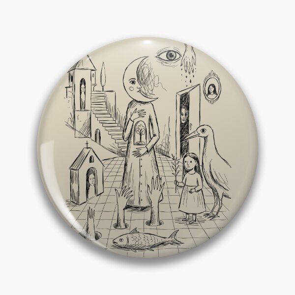 Item preview, Folk Village - Whimsical Horror designed and sold by bapupa.