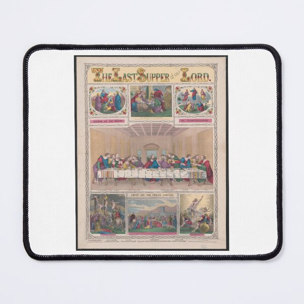 Item preview, Vintage The Last Supper of Our Lord Print designed and sold by Bart4jesus.
