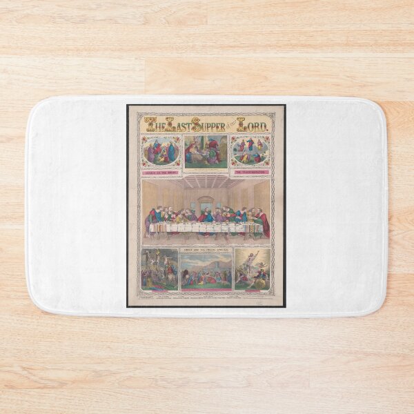Item preview, Vintage The Last Supper of Our Lord Print designed and sold by Bart4jesus.