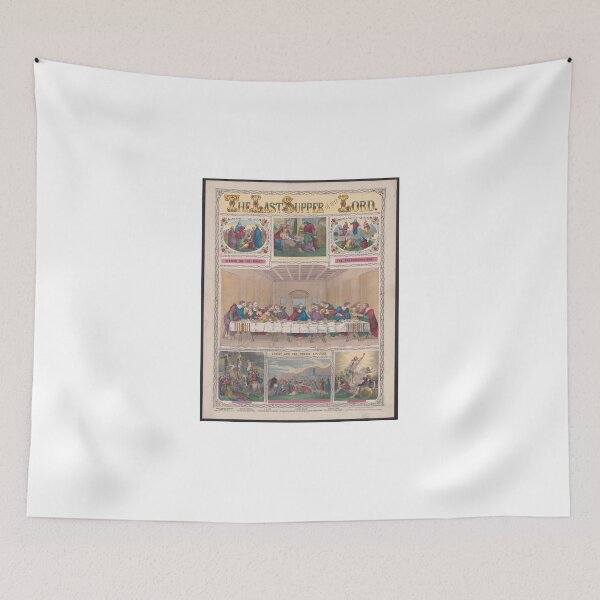 Item preview, Vintage The Last Supper of Our Lord Print designed and sold by Bart4jesus.