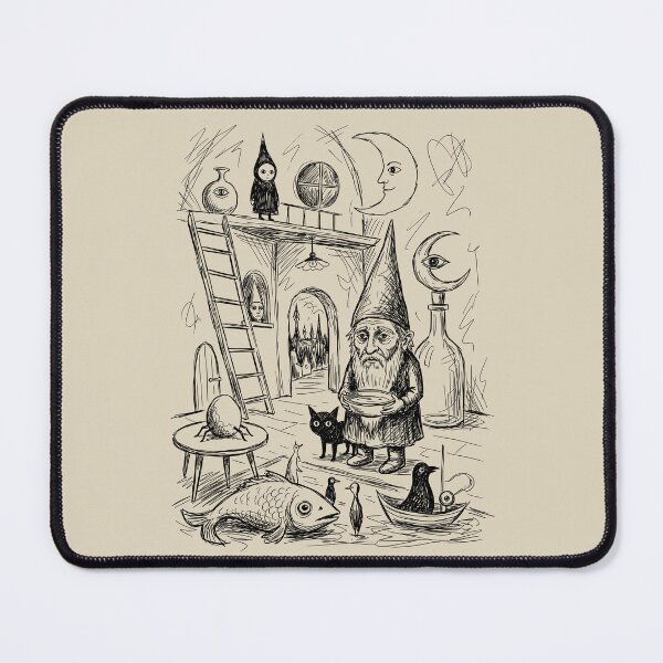 Item preview, Gnome Wizard - Whimsical Horror designed and sold by bapupa.