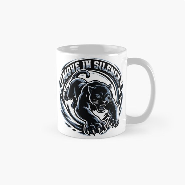 Item preview, Move in Silence – Black Panther Emblem designed and sold by FusiTink.