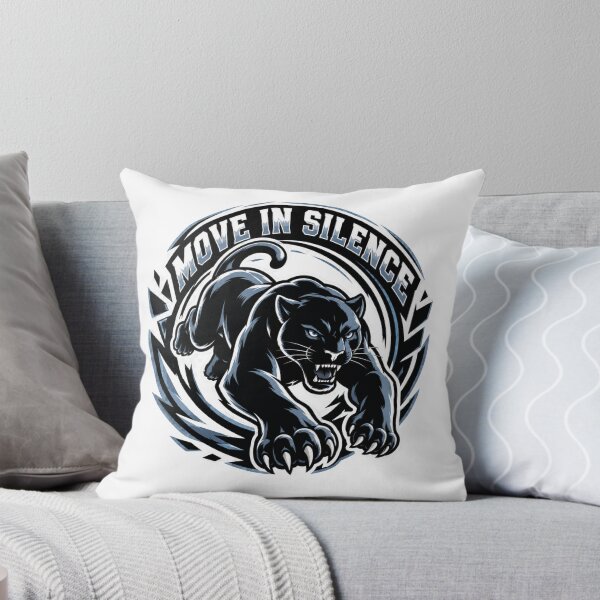 Item preview, Move in Silence – Black Panther Emblem designed and sold by FusiTink.