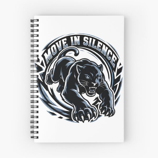Item preview, Move in Silence – Black Panther Emblem designed and sold by FusiTink.
