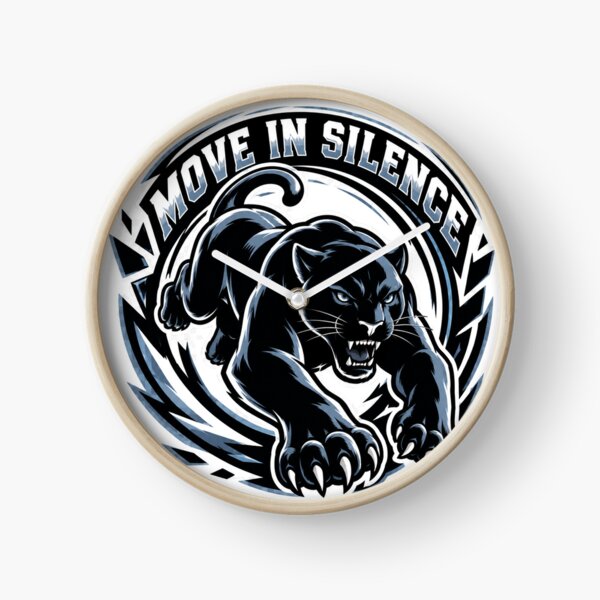 Item preview, Move in Silence – Black Panther Emblem designed and sold by FusiTink.