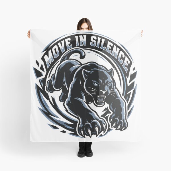Item preview, Move in Silence – Black Panther Emblem designed and sold by FusiTink.