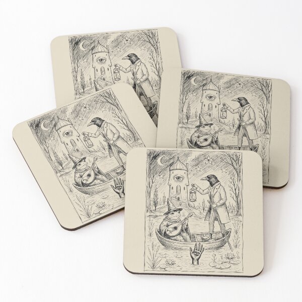 Item preview, Boat Journey - Whimsical Horror designed and sold by bapupa.