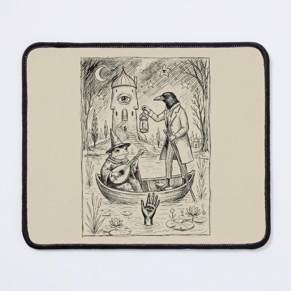 Item preview, Boat Journey - Whimsical Horror designed and sold by bapupa.