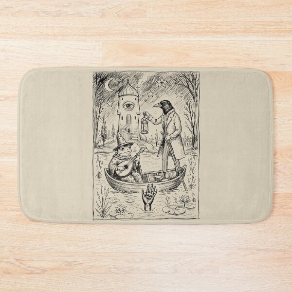 Item preview, Boat Journey - Whimsical Horror designed and sold by bapupa.