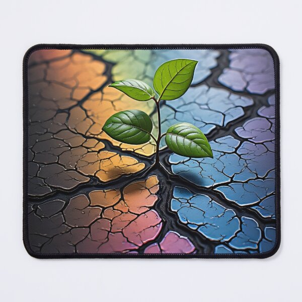Item preview, New life grows from broken earth. designed and sold by Mianku | Für das Leben.