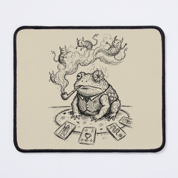 Item preview, Horned Toad with an Astronomical Globe Eye - Surreal Goth designed and sold by bapupa.