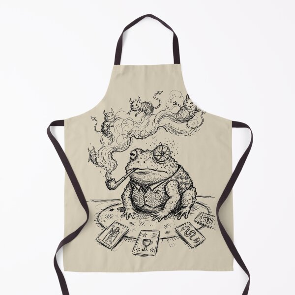 Item preview, Horned Toad with an Astronomical Globe Eye - Surreal Goth designed and sold by bapupa.