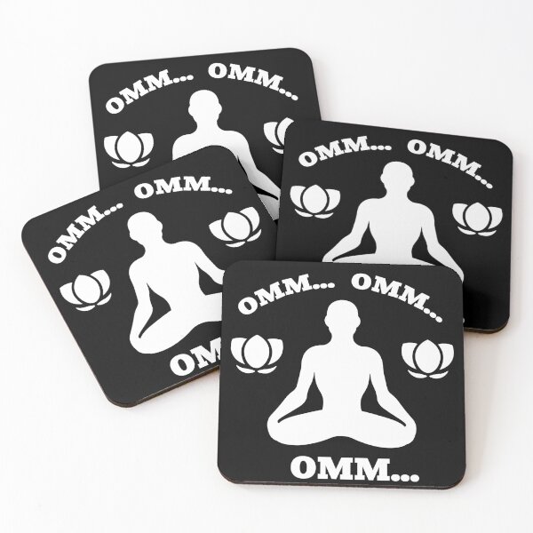 Item preview, Omm... omm... omm... meditation. mindfulness. spirituality. lotus. zen. designed and sold by NPC-wear.