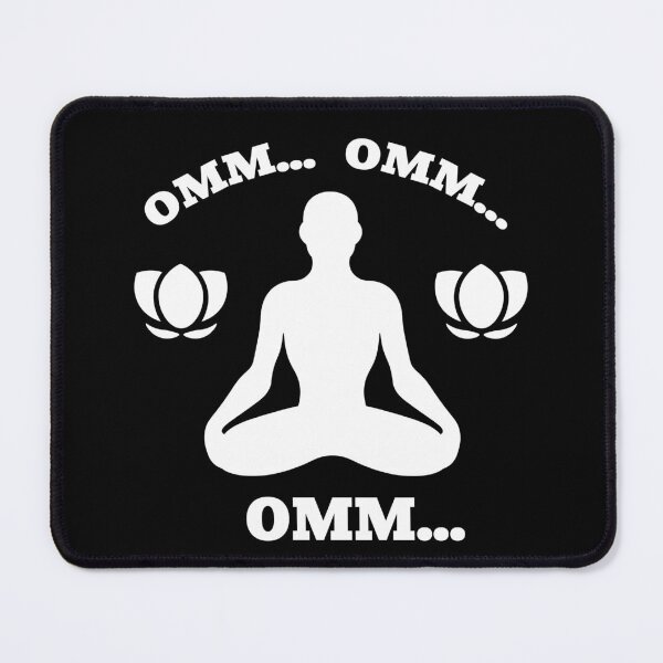 Item preview, Omm... omm... omm... meditation. mindfulness. spirituality. lotus. zen. designed and sold by NPC-wear.