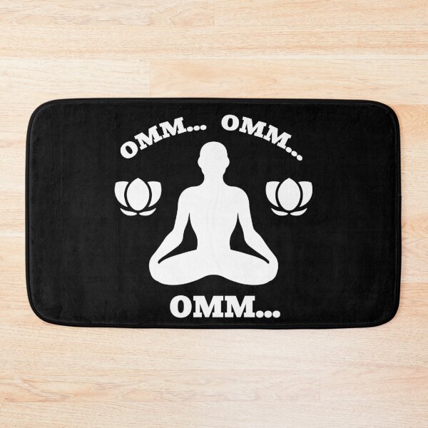 Item preview, Omm... omm... omm... meditation. mindfulness. spirituality. lotus. zen. designed and sold by NPC-wear.